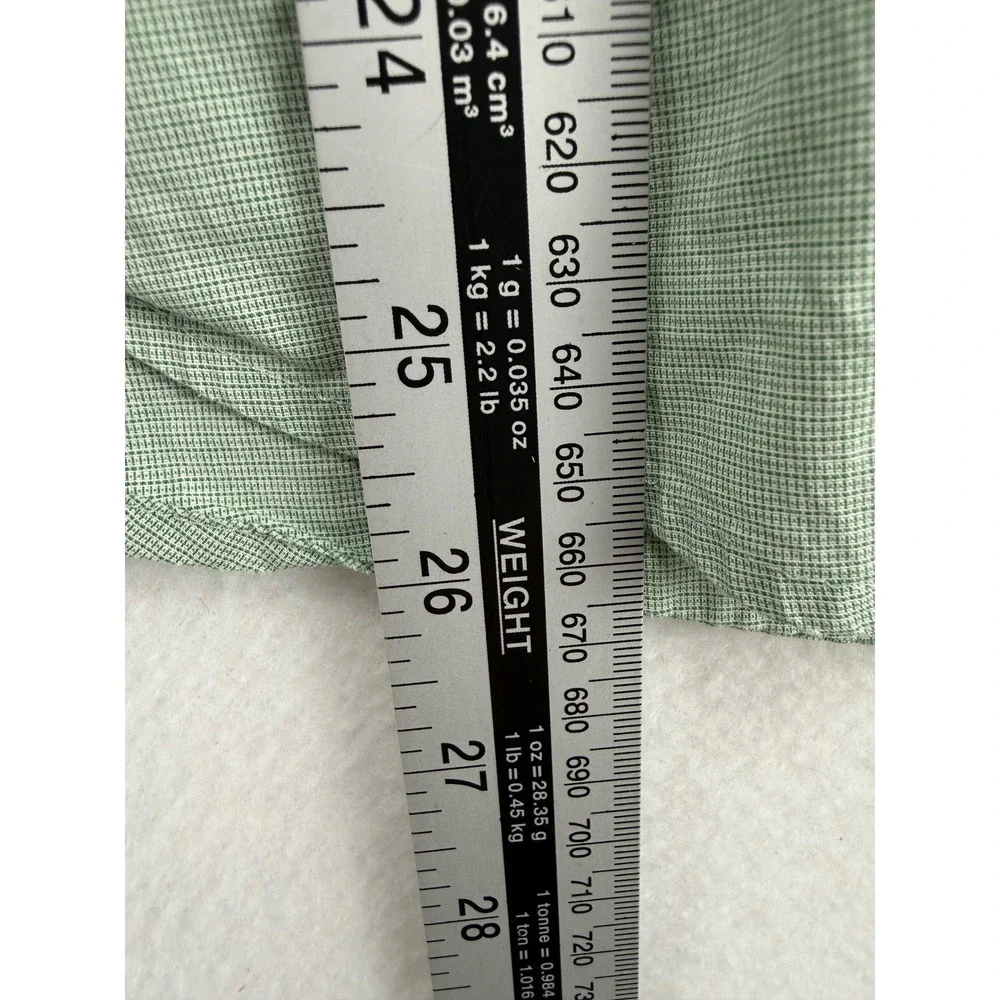 Banana Republic Shirt Mens Small‎ Green Short Sleeve Stretch Button Down Utility